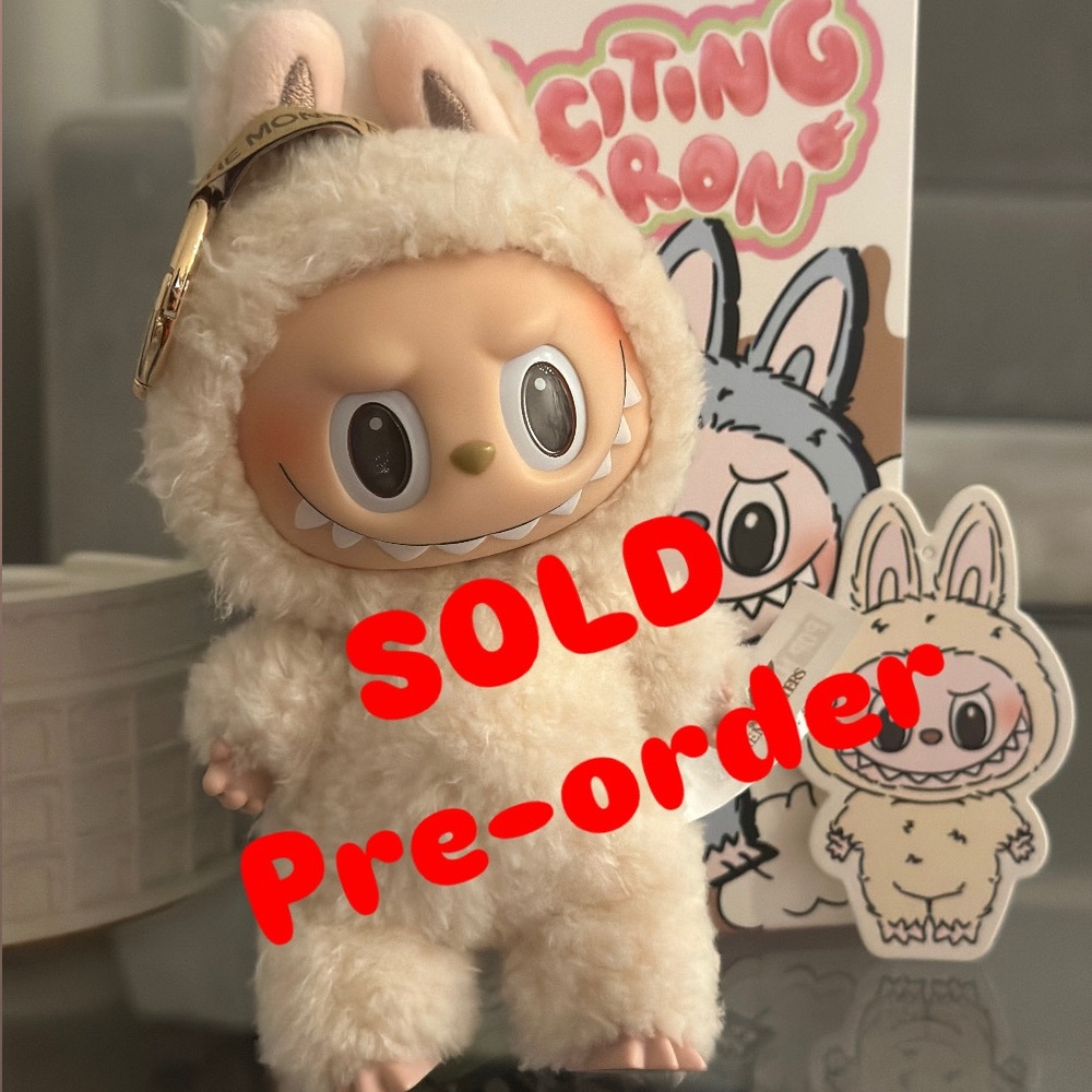 Soymilk Labubu Exciting Macaron PopMart Authentic